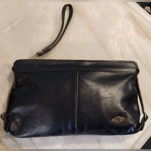 Vintage Leather Purse (Wristlet)
